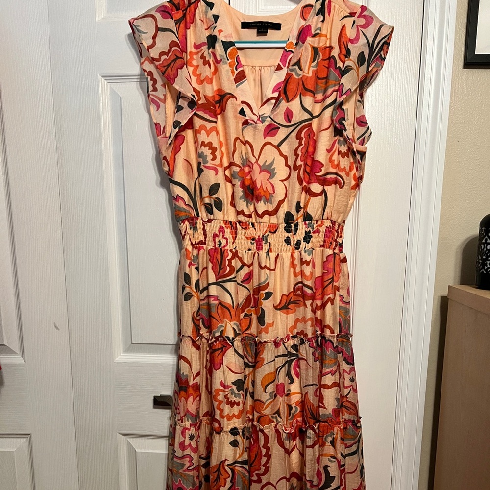 Cynthia Steffe Vibrant Floral Maxi Dress